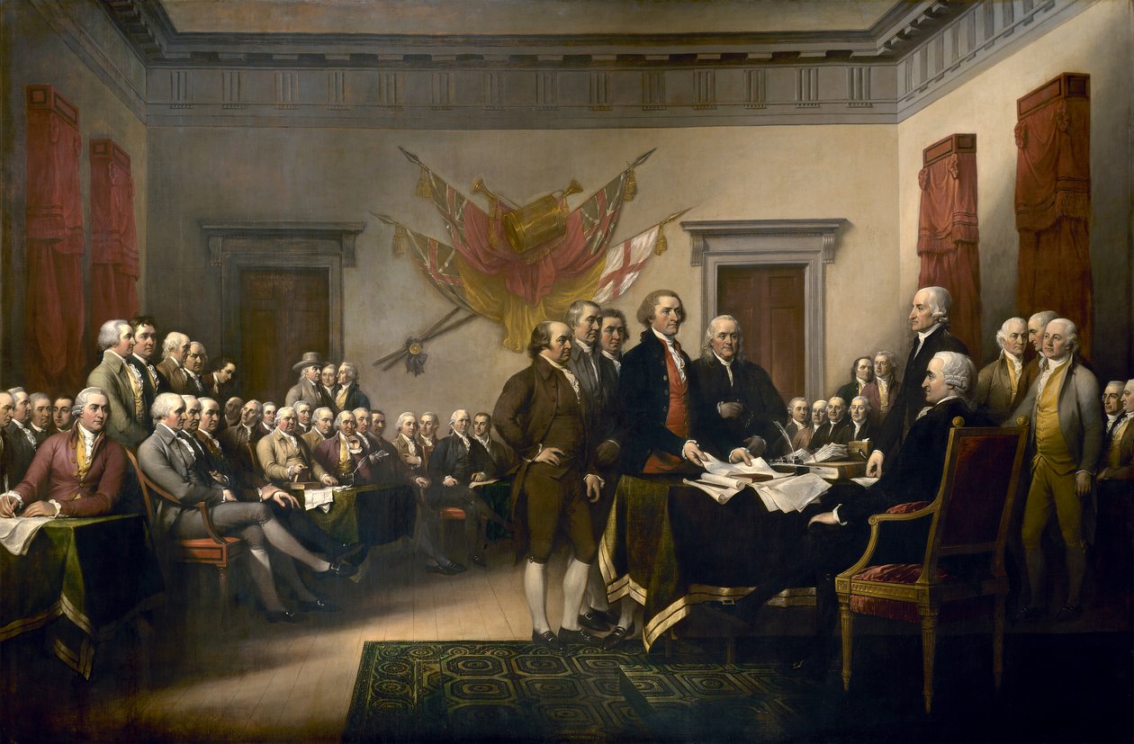 Uafhængighedserklæring af John Trumbull