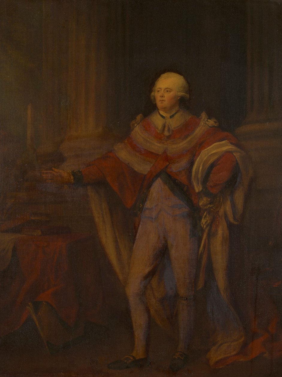 George Nugent-Temple-Grenville, første markis af Buckingham og lordløjtnant af Irland (1753-1818) af John Trumbull