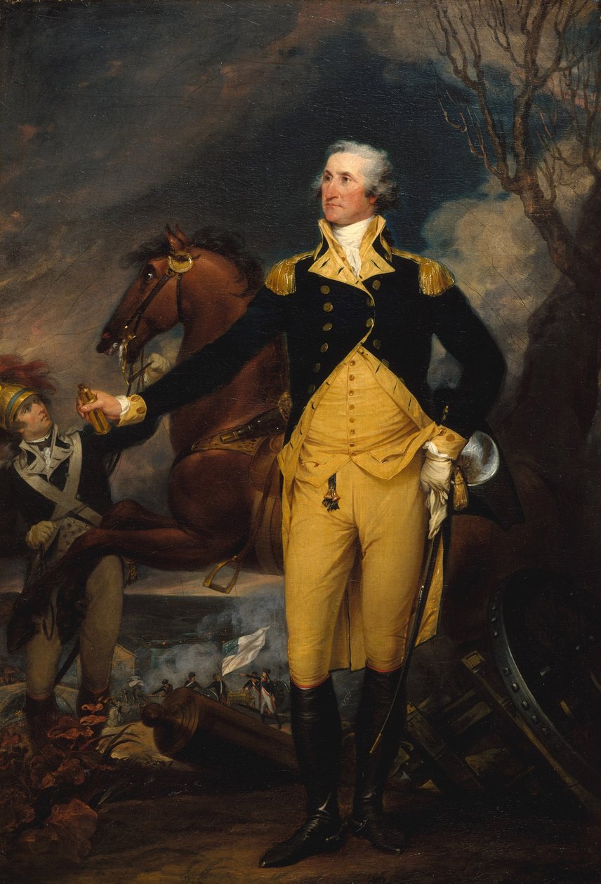 George Washington før slaget ved Trenton, ca. 1792–94 af John Trumbull