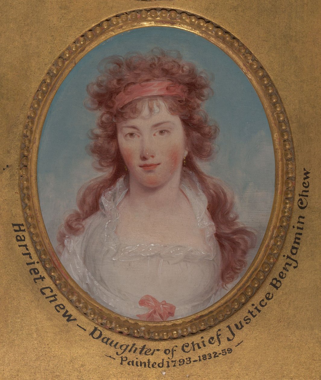 Harriet Chew (später Harriet Chew Carroll, 1775–1861) af John Trumbull