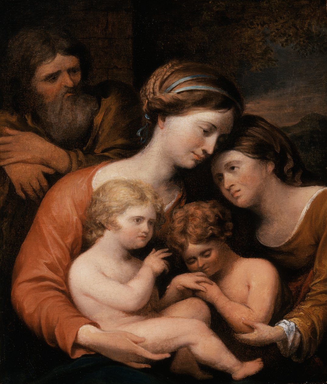 Hellig Familie, 1826-8 af John Trumbull