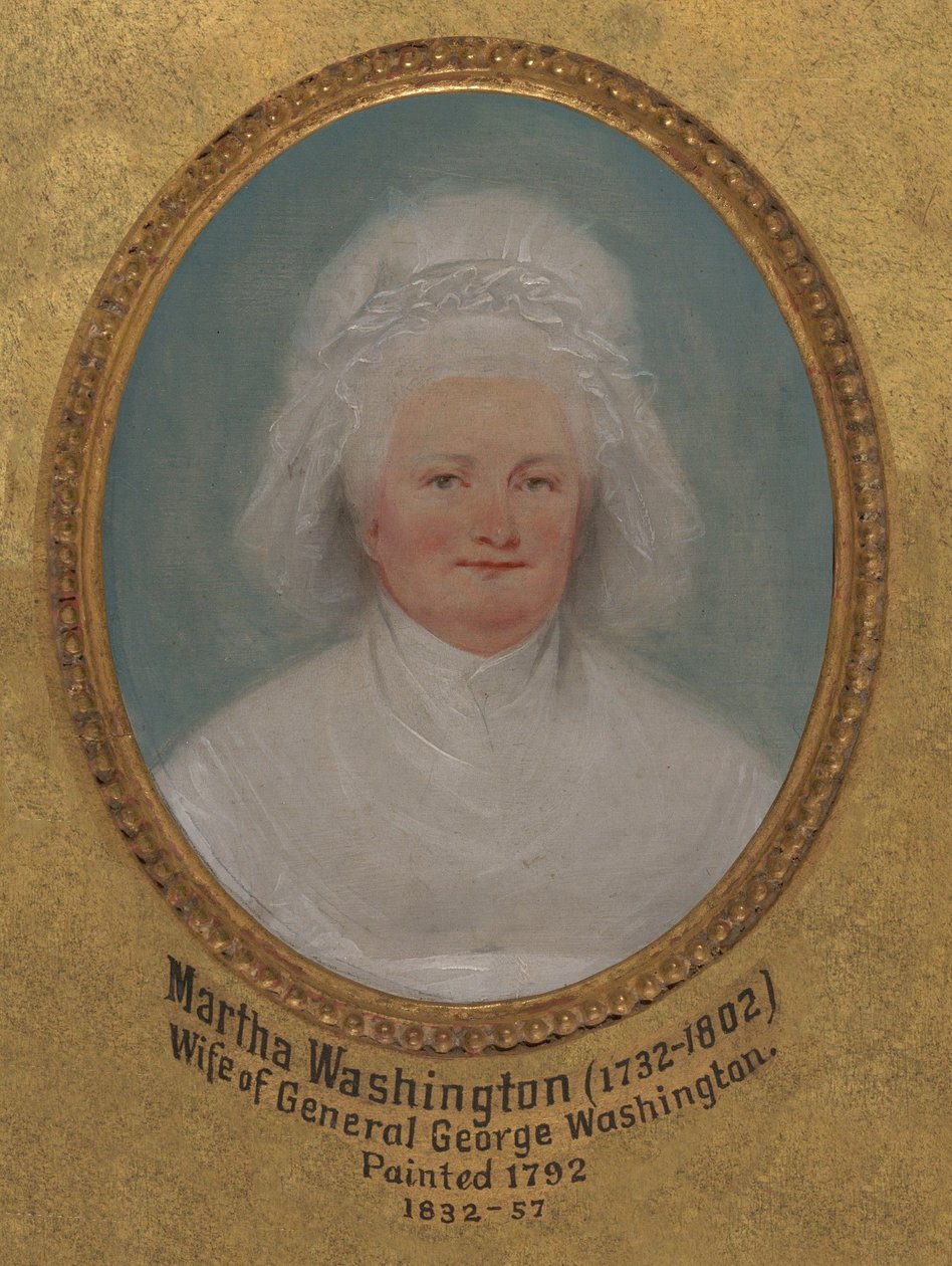 Martha Washington (geb. Martha Dandridge, ehemals Martha Parke Custis, 1731–1802) af John Trumbull