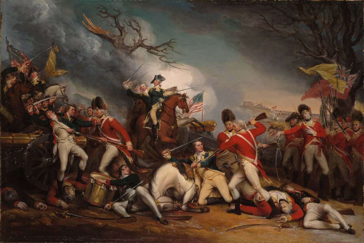 General Mercers død i slaget ved Princeton, 3. januar 1777 af John Trumbull