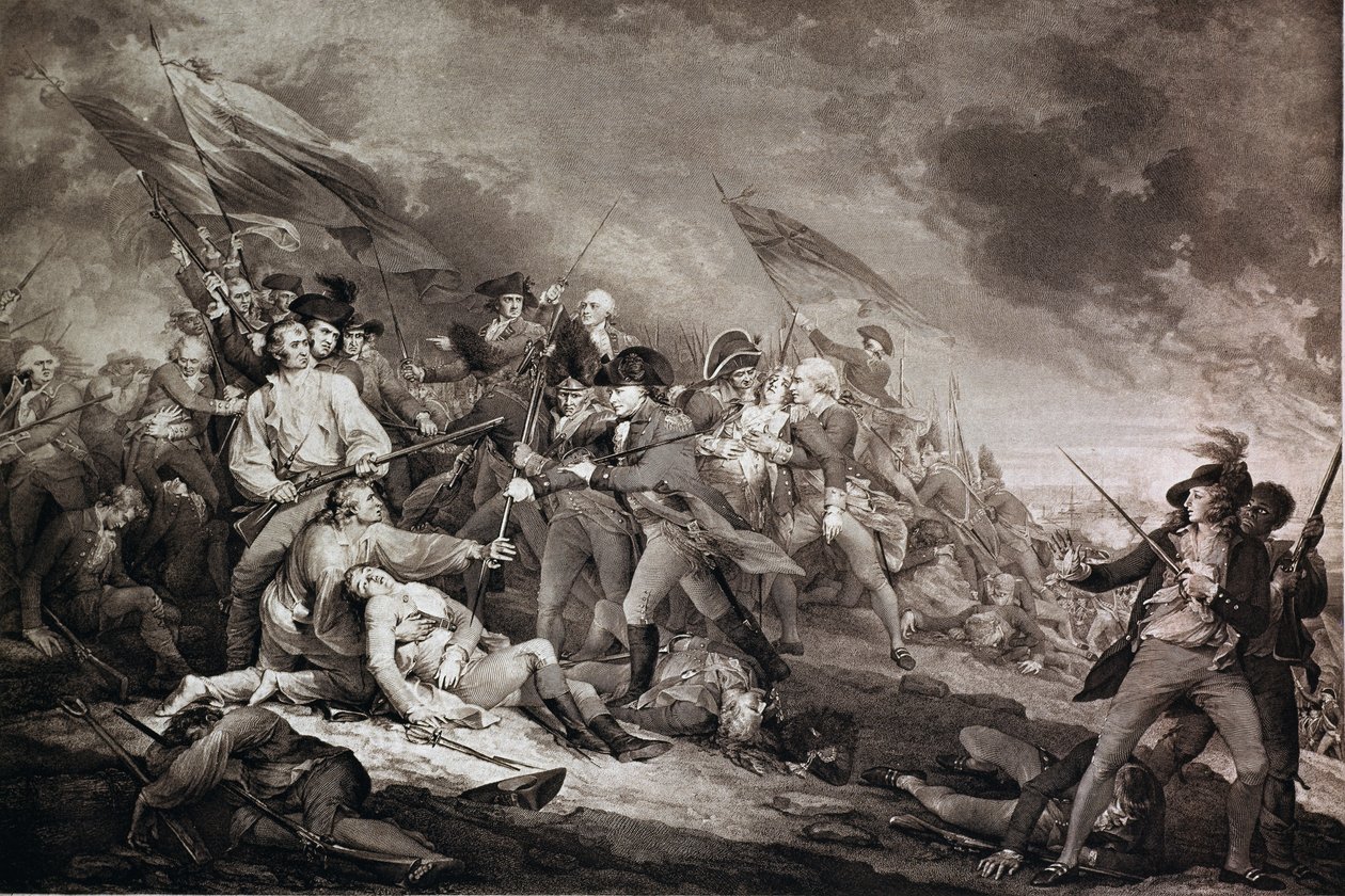 The Death of General Warren at the Battle of Bunker