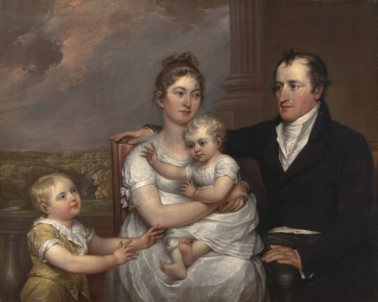 Familien Vernet, 1806 af John Trumbull