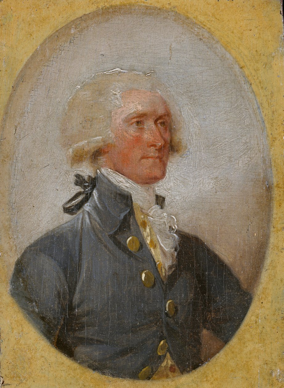 Thomas Jefferson, 1788. af John Trumbull