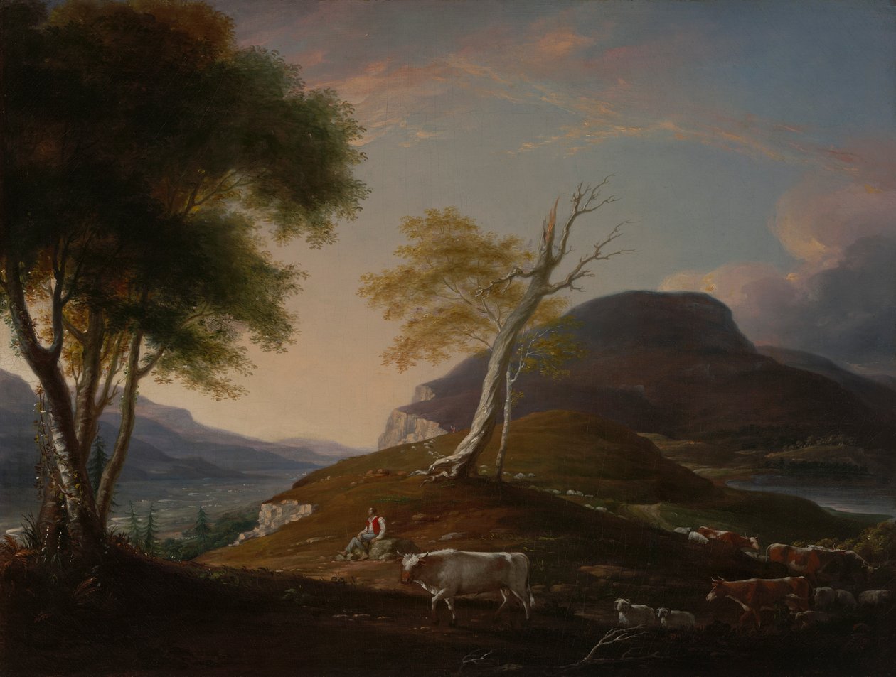 Udsigt på West Mountain nær Hartford af John Trumbull