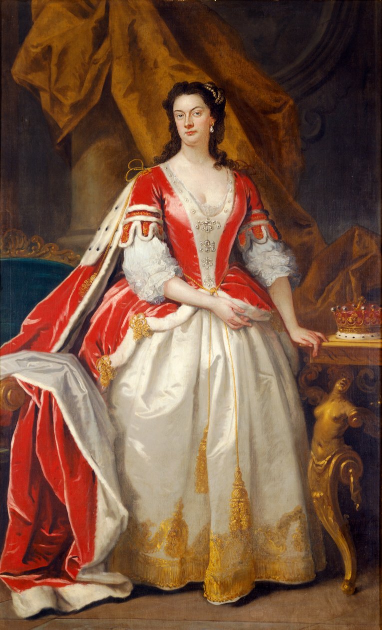 Elizabeth, grevinde af Northampton (olie på lærred) af John Vanderbank
