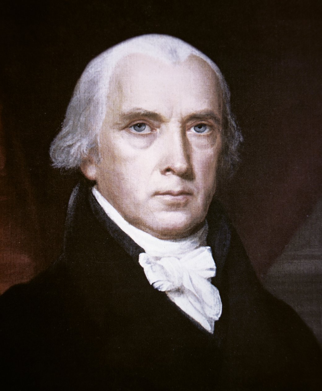 James Madison (1751-1836) (farve litho) af John Vanderlyn