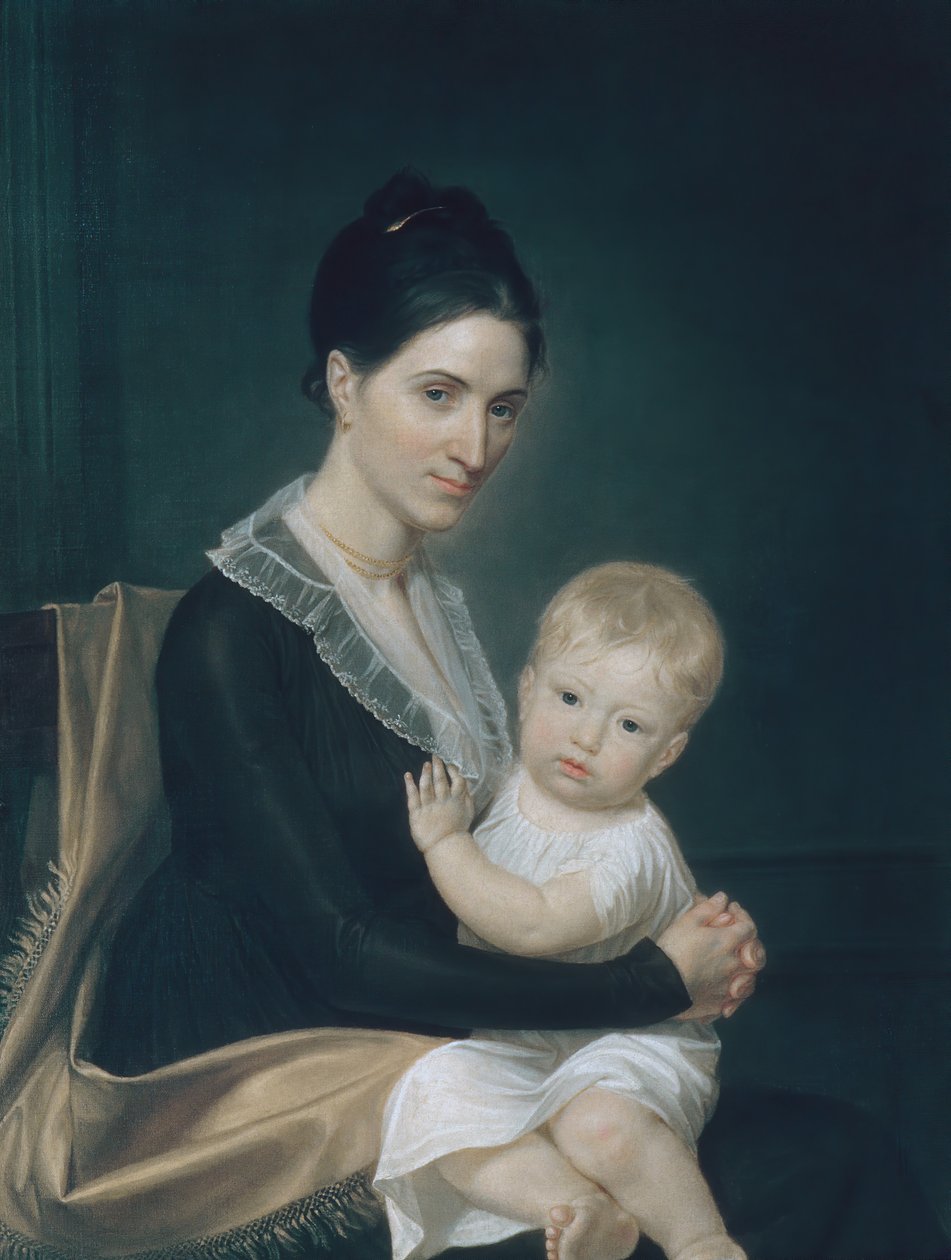 Mrs. Marinus Willett og hendes søn Marinus, Jr., ca. 1802. af John Vanderlyn