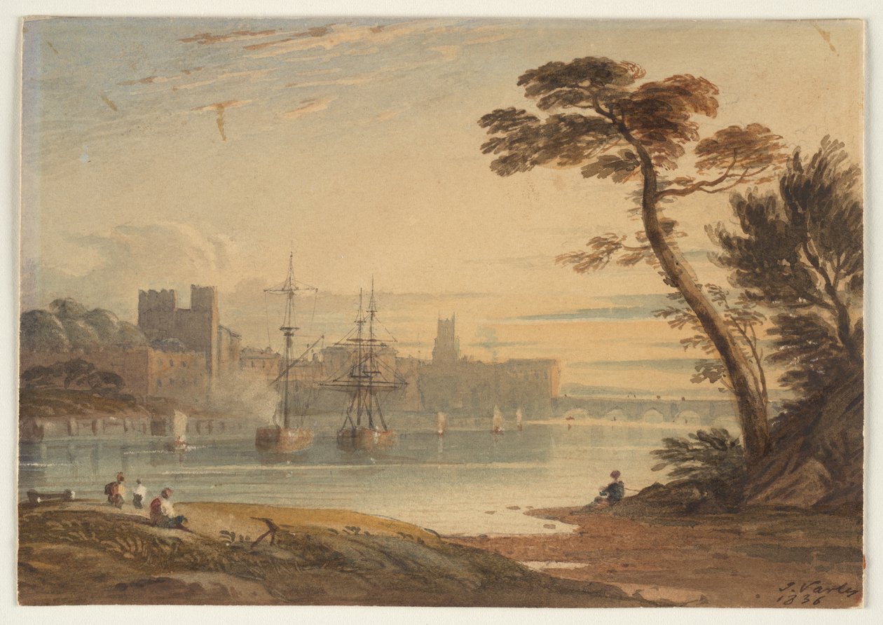 Et udsyn over Chester af John Varley