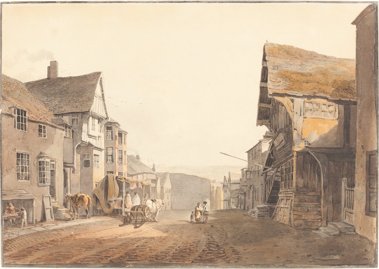 Conway i det nordlige Wales af John Varley