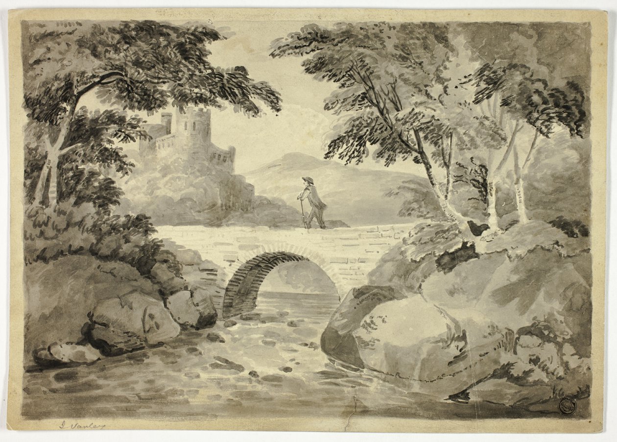 Kidwelly Castle, Sydwales af John Varley