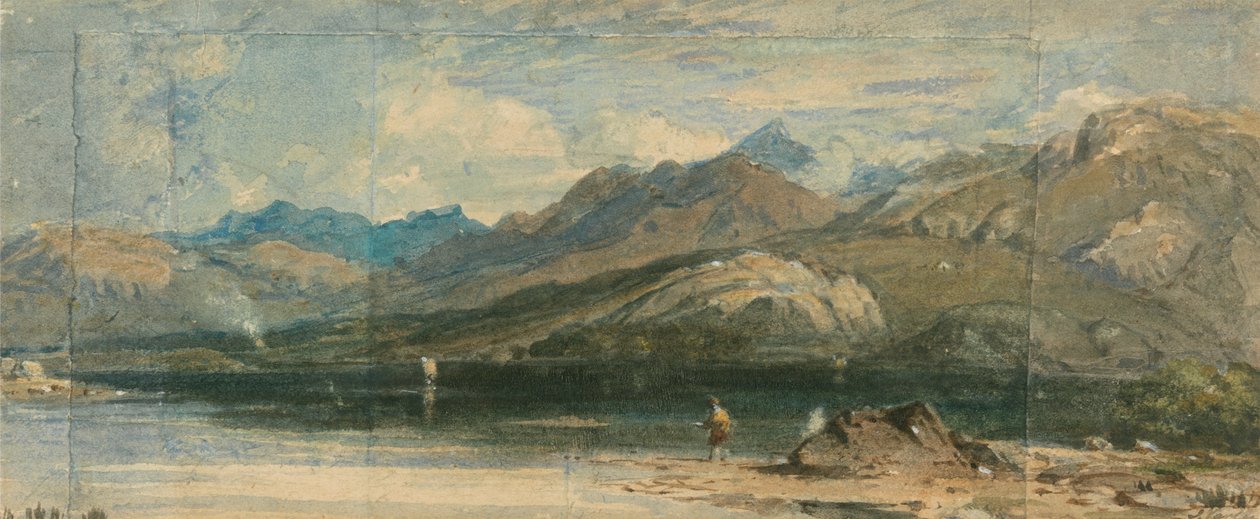 Llyn Dinas, North Wales af John Varley