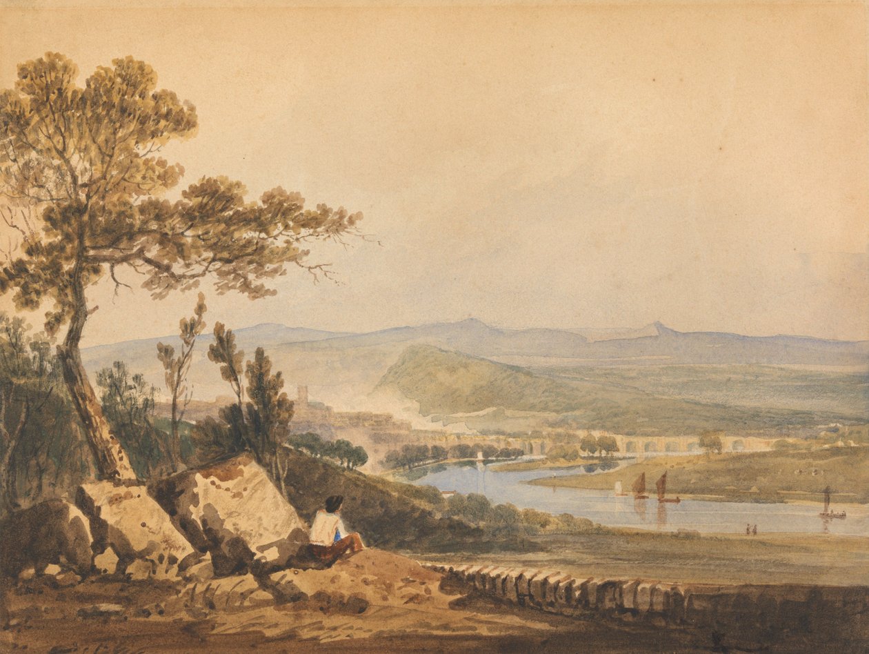 Ludlow, Shropshire af John Varley