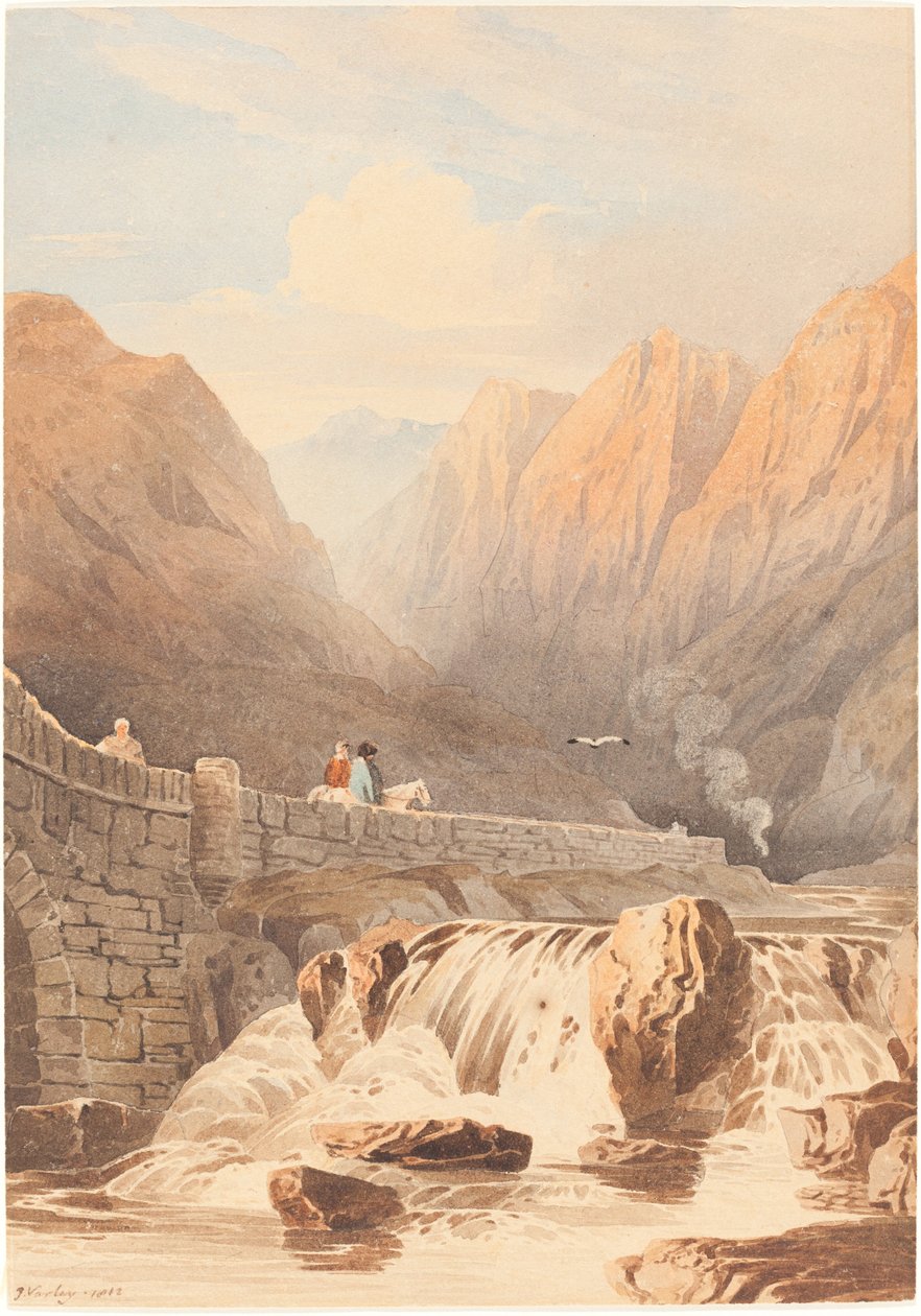 Aberglaslyn Bridge af John Varley