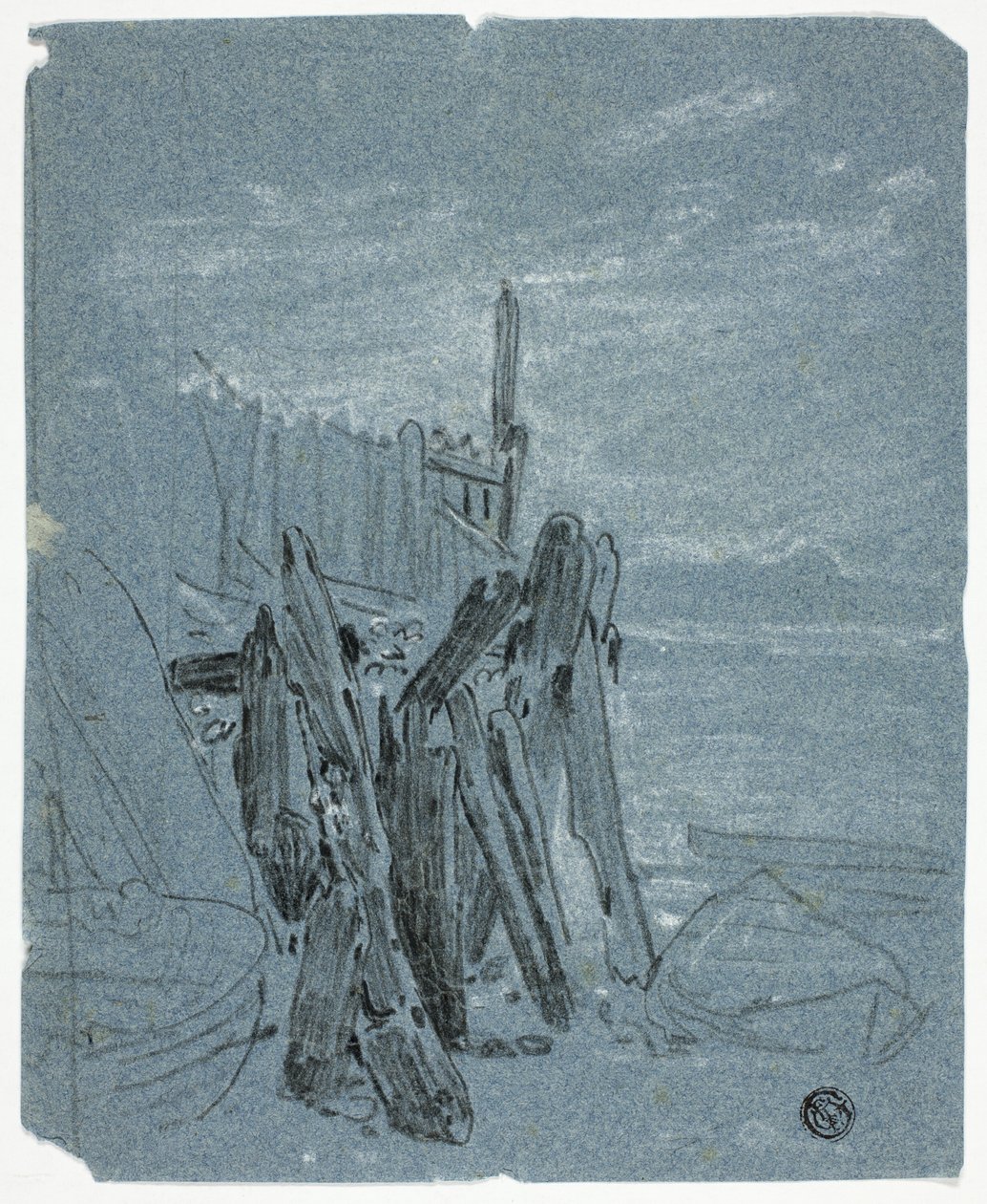Stockade nær kysten af John Varley