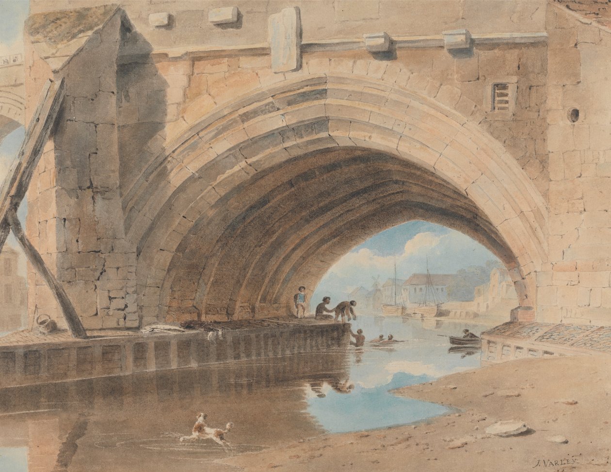 Under Ousebroen, Badning af John Varley