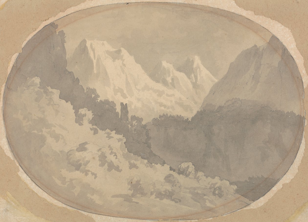 Alpine Scene af John Warwick Smith