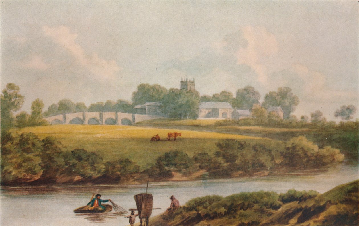 Bangor Is-y-Coed, Denbighshire, c1795 af John Warwick Smith