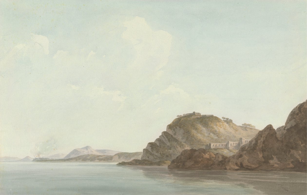 Kyst nær Sorrento af John Warwick Smith
