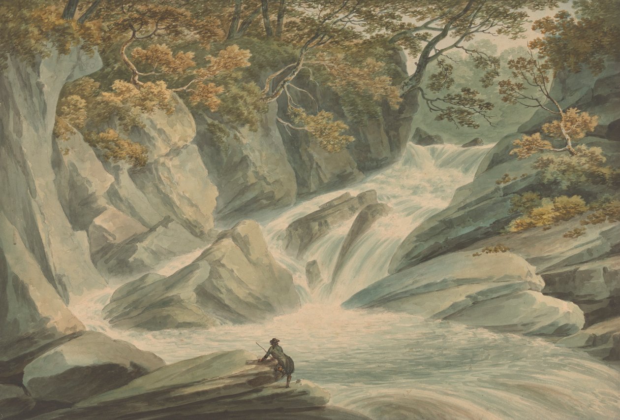 Hafod: Øvre del af Cascade af John Warwick Smith