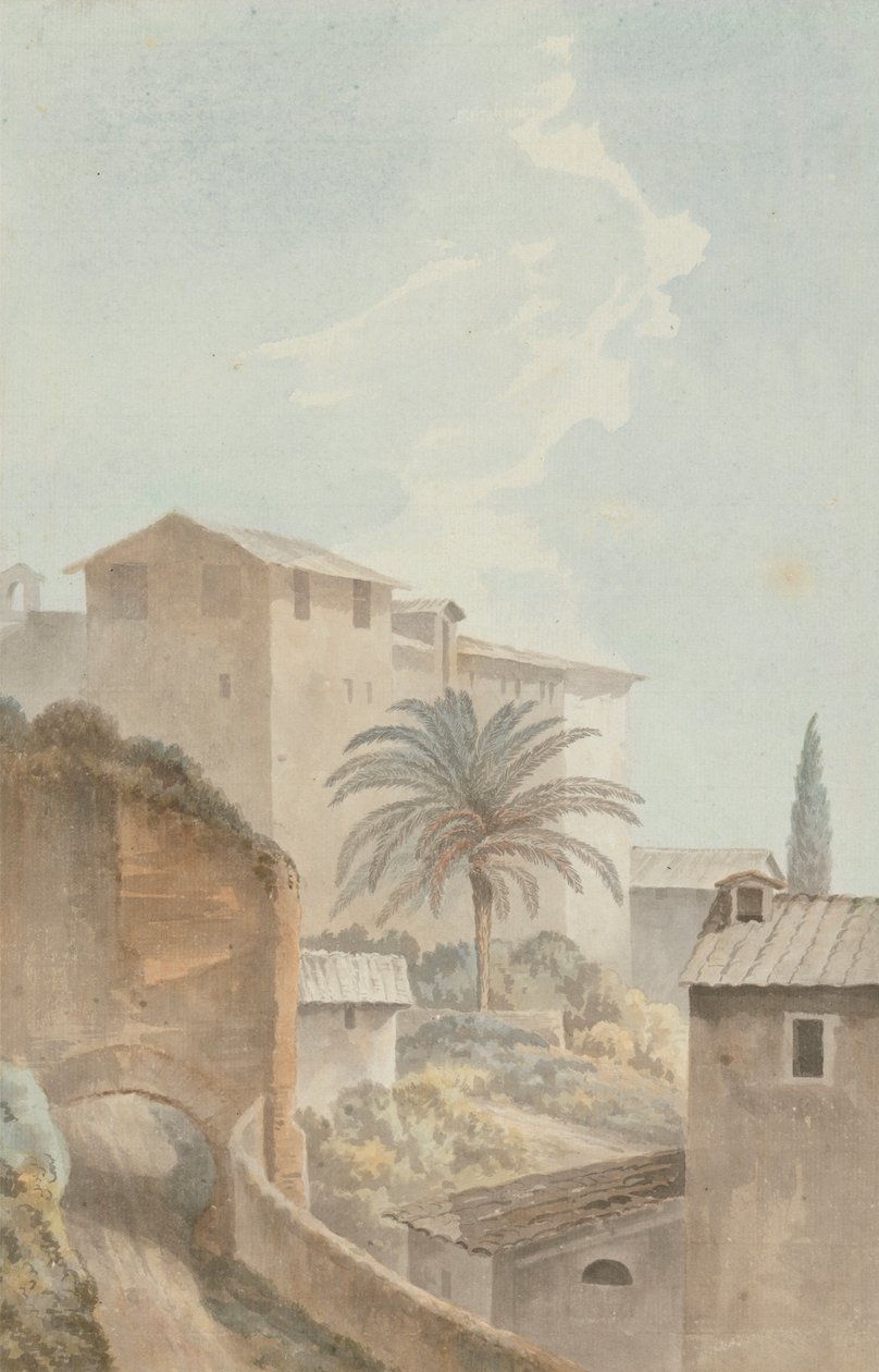 På Palatinerbjerget af John Warwick Smith