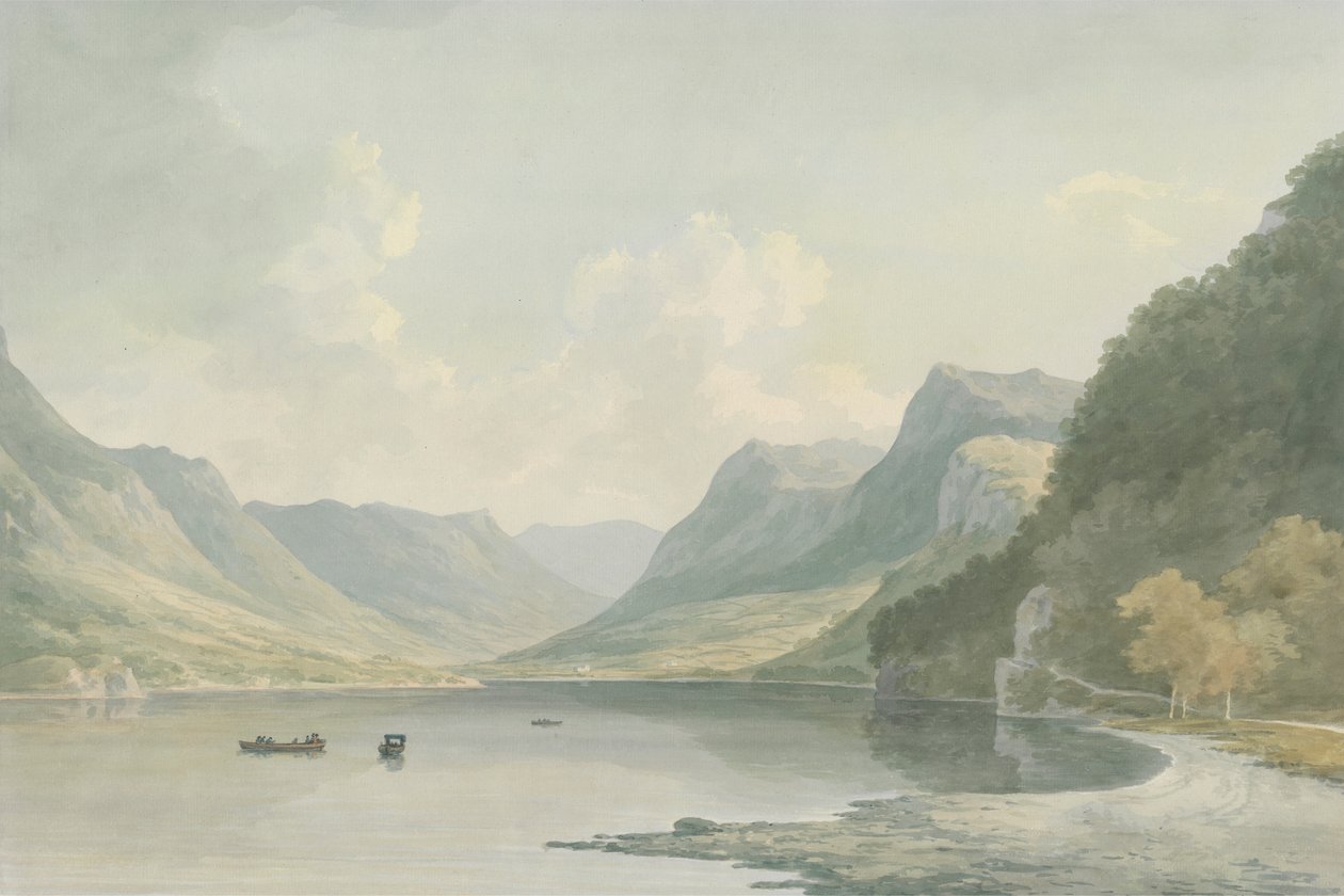 Ullswater, ser mod Patterdale af John Warwick Smith