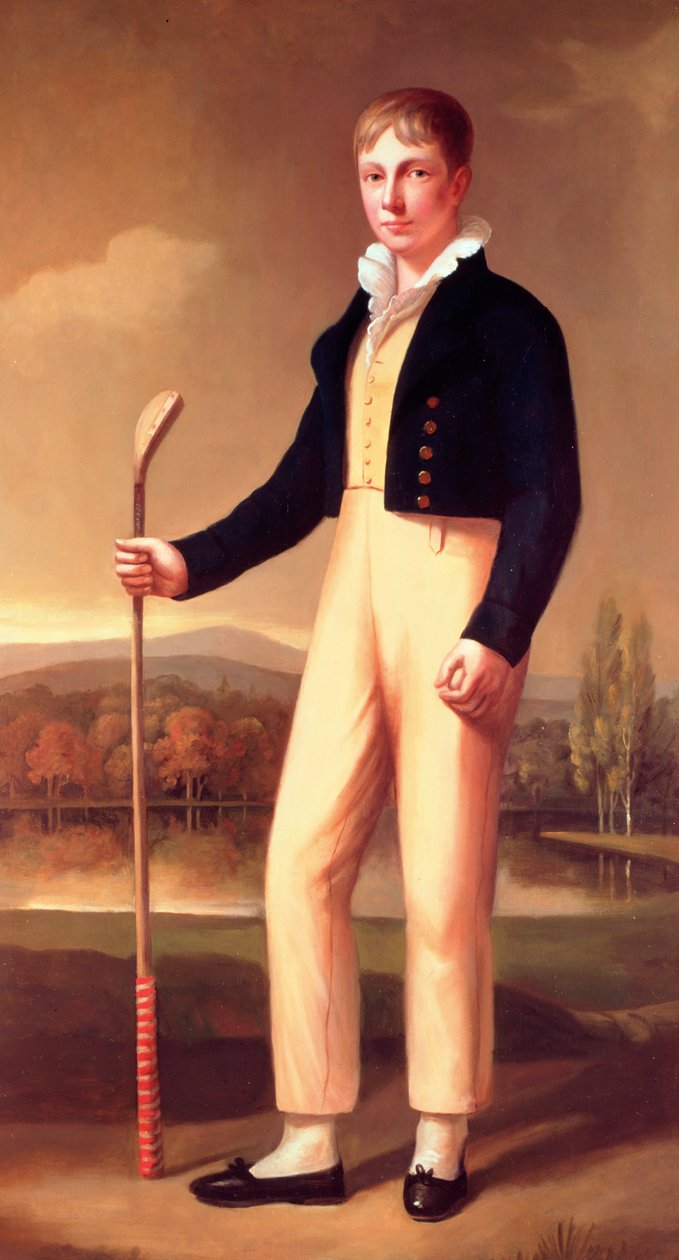 Douglas Robertson Esq. af Royal and Ancient Golf Club (olie på lærred) af John Watson Gordon