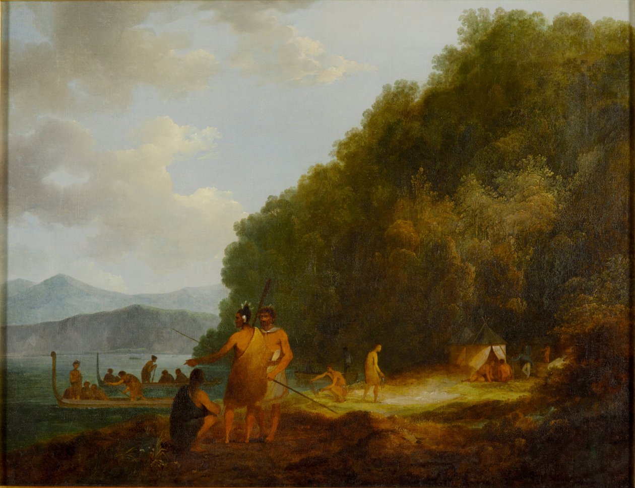 Ship Cove, Queen Charlotte Sound af John Webber