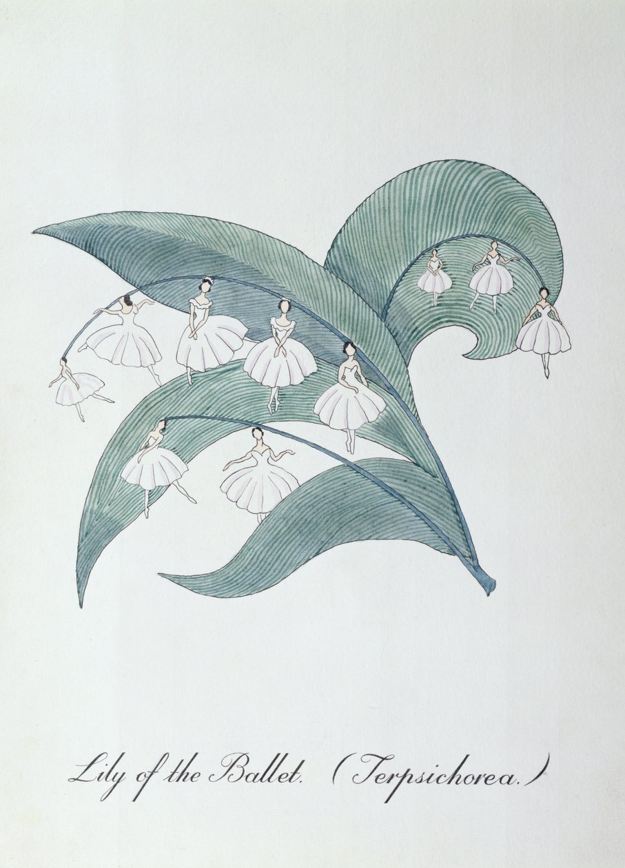 Lily of the Ballet (Terpsichore.), illustration fra 