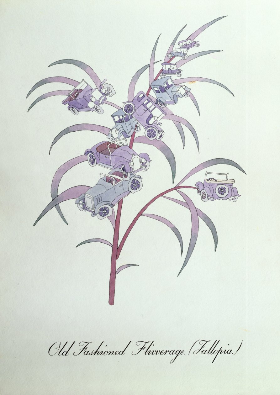 Old Fashioned Flivverage (Fallopia.), illustration fra 