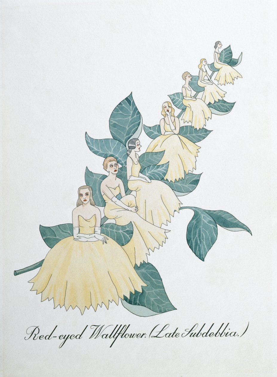 Red-eyed Wallflower (Late Subdebbia), illustration fra 