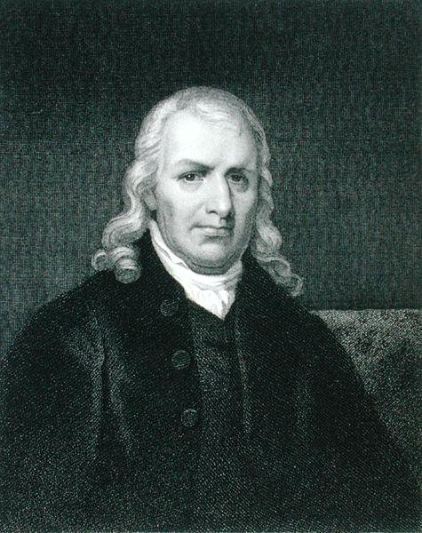 Samuel Chase (1741-1811) graveret af John B. Forrest (1814-70) efter en tegning af originalen af James Barton Longacre (1794-1869) (stik) af John Wesley (after) Jarvis