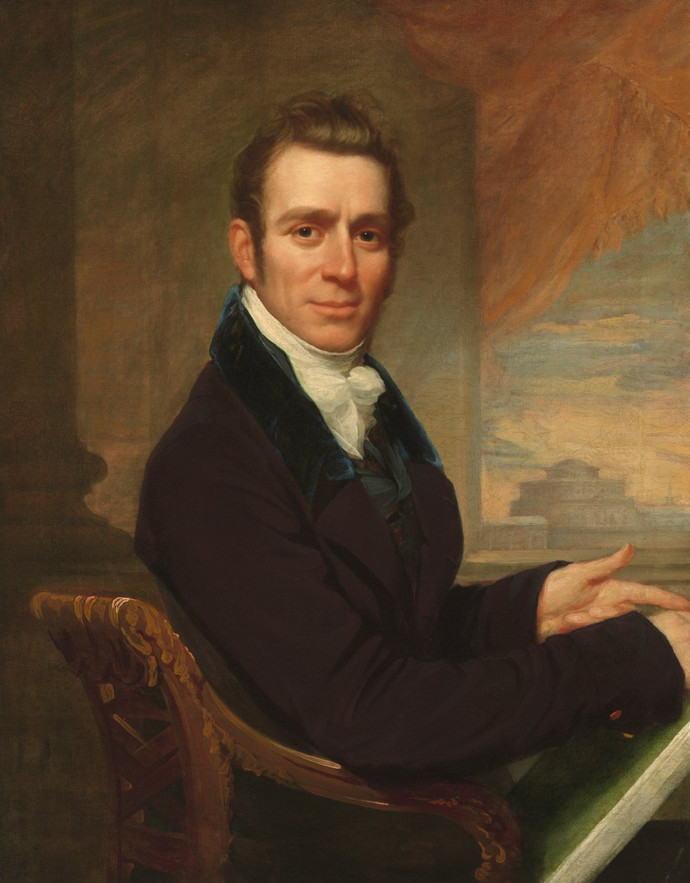 Joseph Delaplaine, januar 1819. af John Wesley Jarvis
