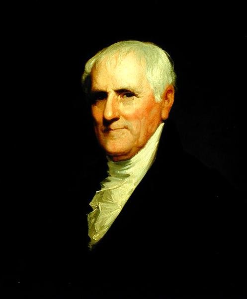 Portræt af Egbert Benson efter et maleri af Gilbert Stuart (1755-1828), ca. 1820 (olie på lærred) af John Wesley Jarvis
