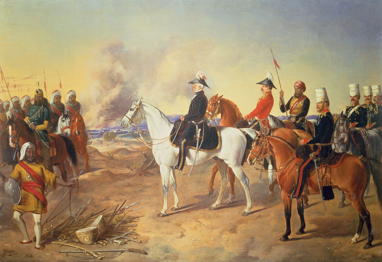 General Gough, øverstkommanderende for Army of The Sutlej af John Wheeler of Bath