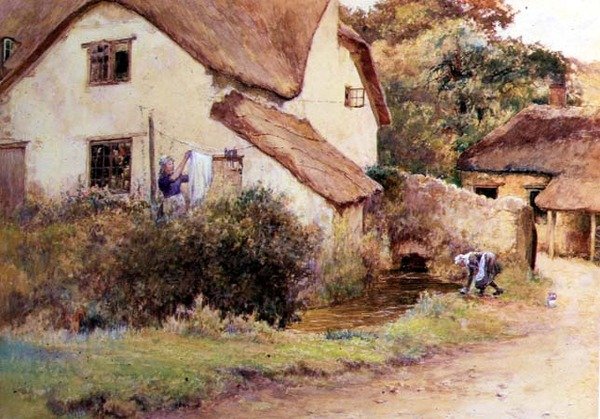 Sommerhus i Branscombe, Devon af John White