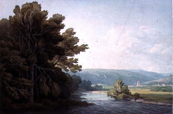 Fra Bridewell Terrace, Exeter af John White Abbott