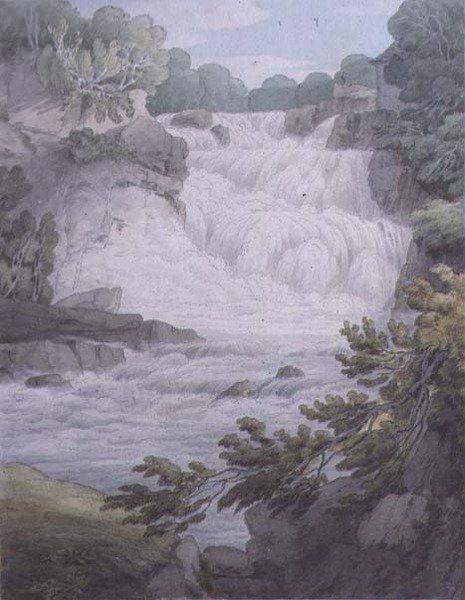 Stonebyers Linn på Clyde af John White Abbott