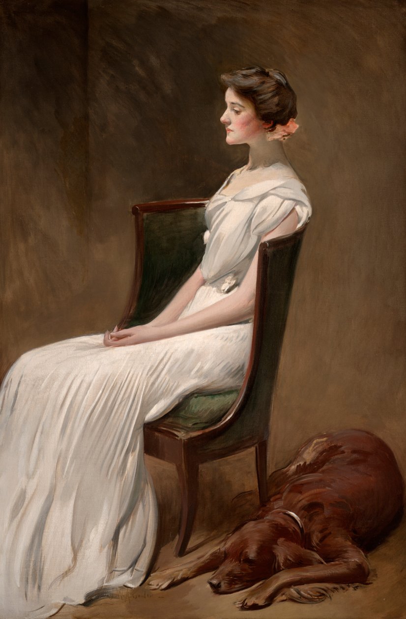 Frøken Dorothy Quincy Roosevelt (senere fru Langdon Geer) af John White Alexander