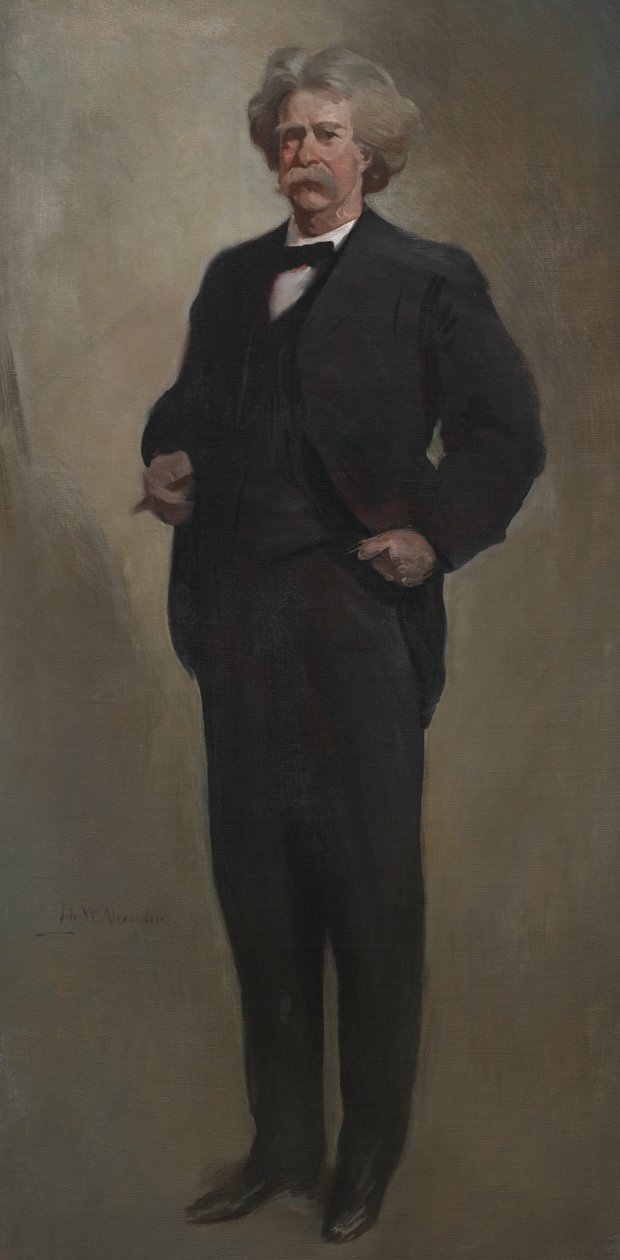 Samuel L. Clemens Mark Twain, 1912 eller 1913. af John White Alexander