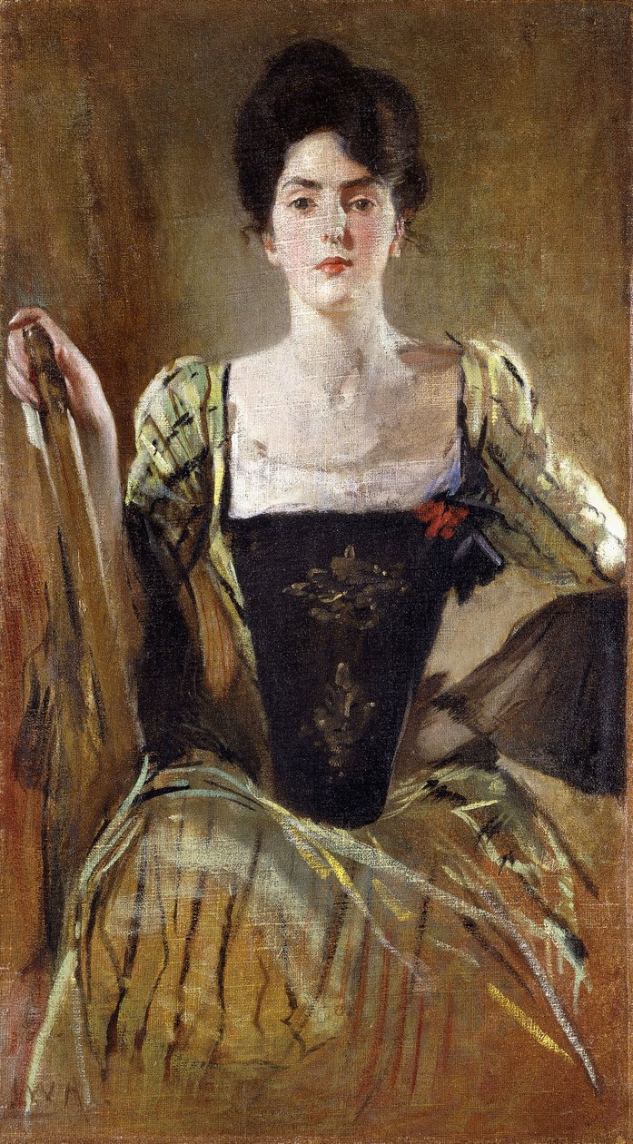 Den grønne kjole, ca. 1904 af John White Alexander