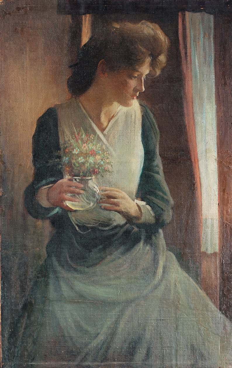Kvinde ser rigtigt af John White Alexander