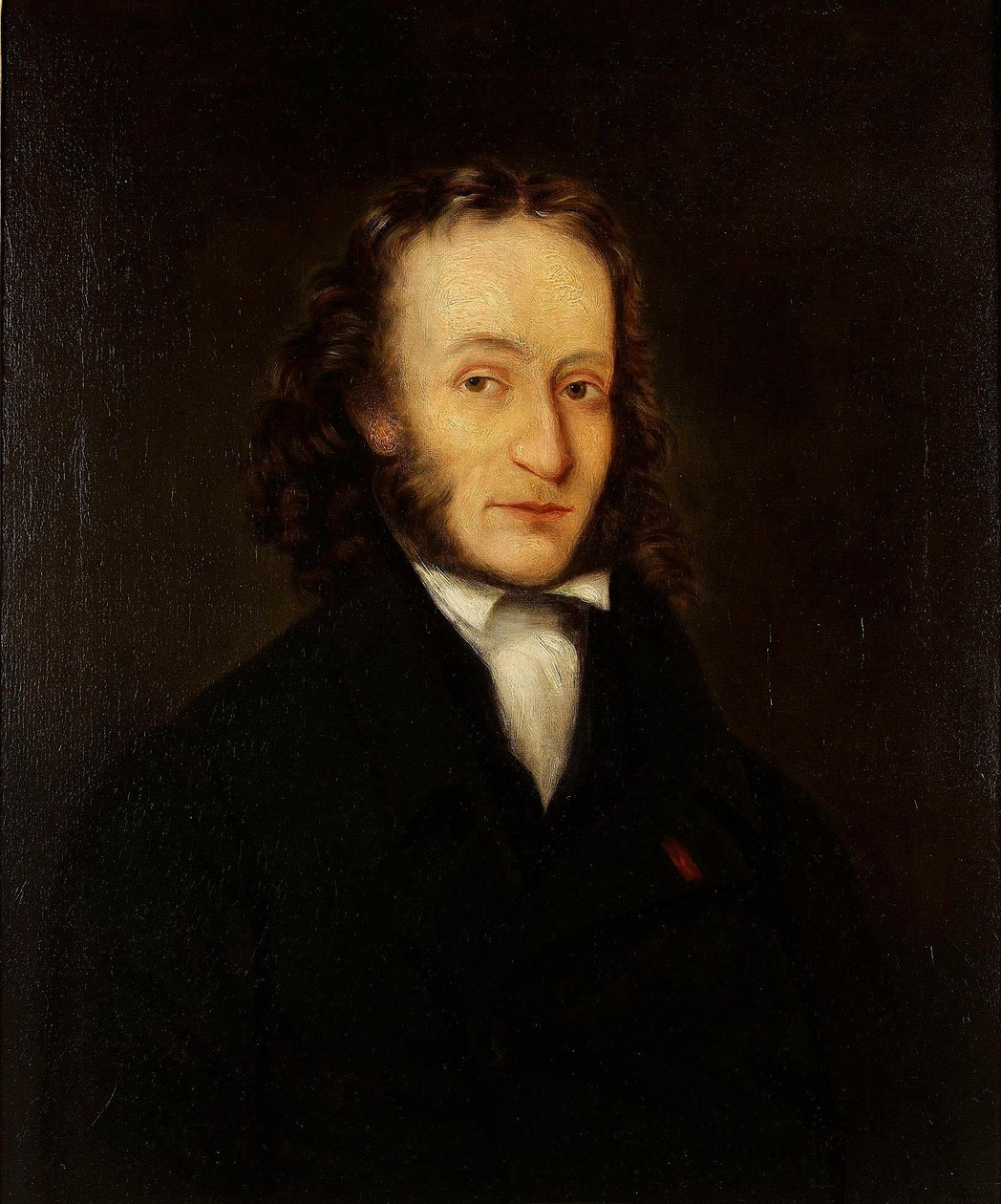 Portræt af Niccolò Paganini 1782-1840, 1836 af John Whittle