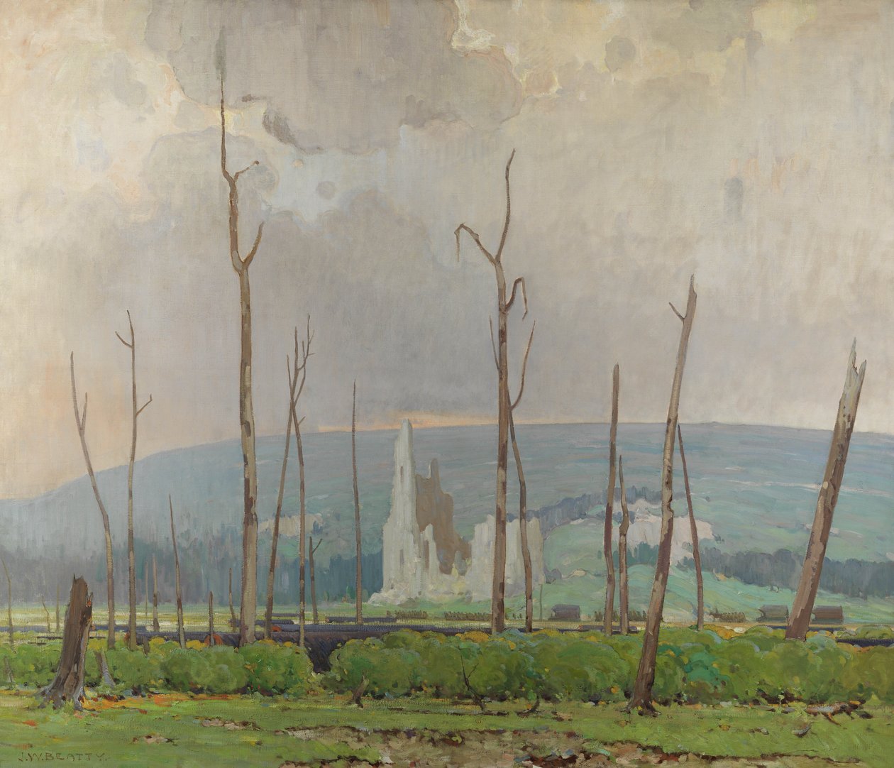 Ablain St-Nazaire, 1914-19 af John William Beatty