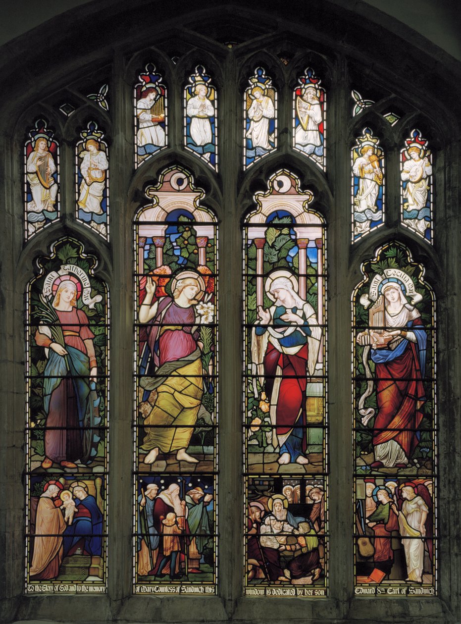 Lady Chapel Window, ca. 1885 (farvet glas) af John William Brown