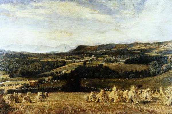 Cartmel Priory og Langdale Pikes af John William Buxton Knight
