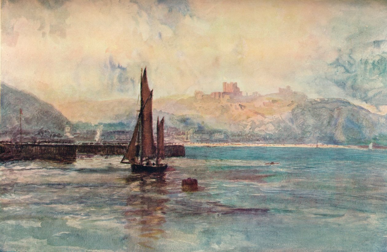 Dover-aften, c1895 af John William Buxton Knight