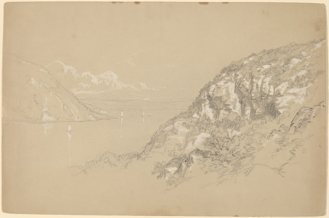 Hudson Highlands af John William Casilear